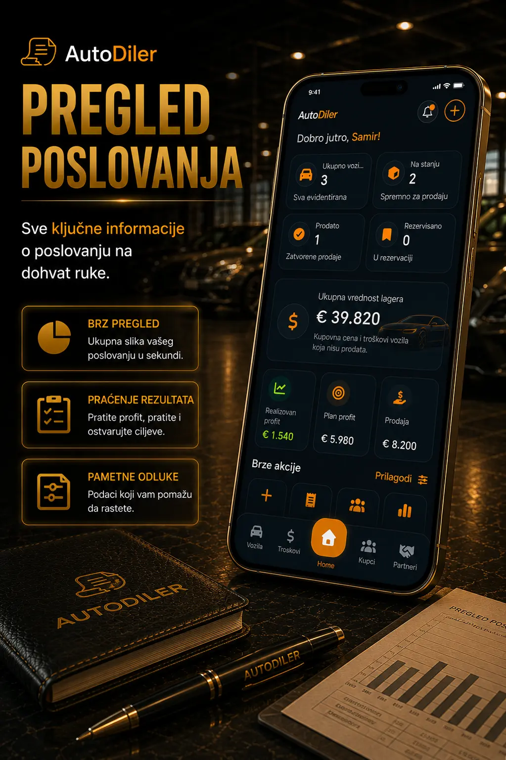 AutoDilerPro dashboard